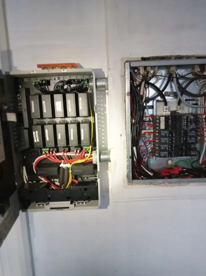 Electrical panel upgrade completed for Carbon Monoxide Detector Installation in Burlington